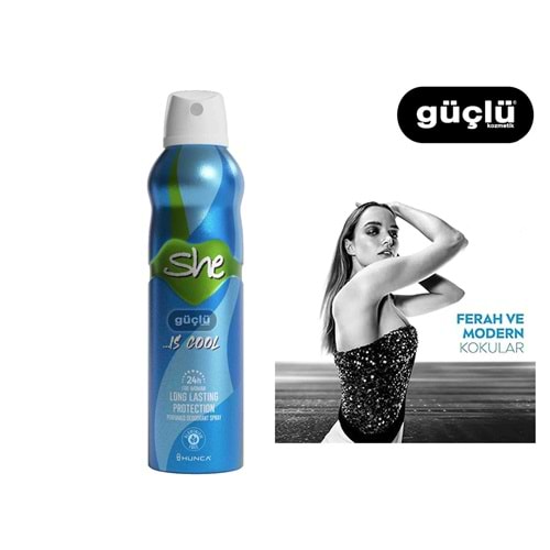 SHE DEODORANT 150ML IS COOL*6LI