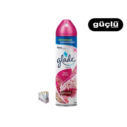 GLADE AEROSOL ODA KOKUSU 300ML AŞKIN BÜYÜSÜ *12Lİ