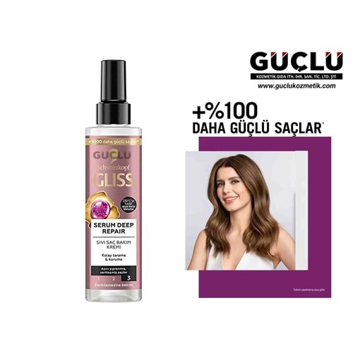 GLİSS SIVI SAÇ KREMİ 200ML SERUM DEEP REPAIR*6LI