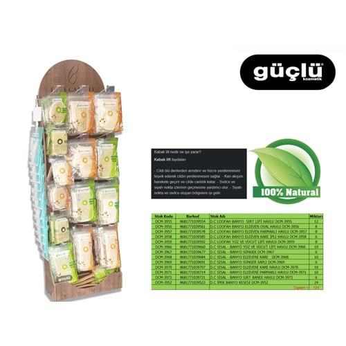 D.C NATURAL BANYO LİF STAND DCM-3953*124LÜ