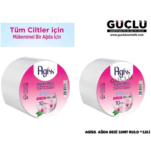 AGİSS AĞDA BEZİ RULO 10MT 1037*12Lİ