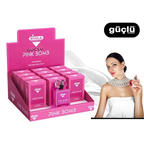 RİVOLA EDT PARFÜM BAYAN 100ML PINK BOMB*12Lİ