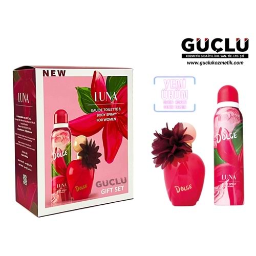 DOLCE GIFT SET PARFÜM KDN 100ML+150ML DEODORANT LUNA*6LI