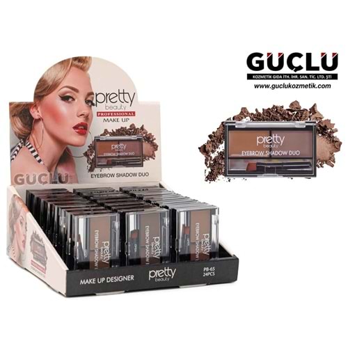 PRETTY B. KAŞ FARI 2LÜ EYEBROW SH. DUOPB65*24LÜ