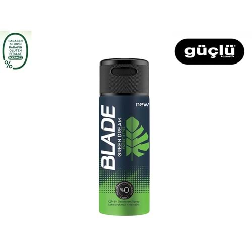 BLADE DEO 150ML GREEN DREAM*6LI