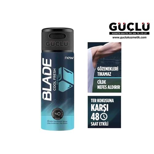 BLADE DEO 150ML COOL FRESH*6LI