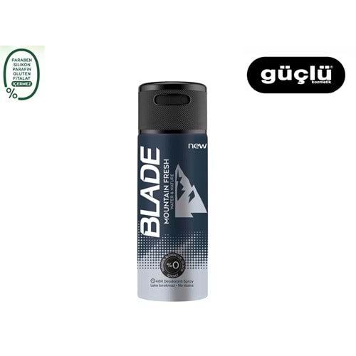 BLADE DEO 150ML MOUNTAIN FRESH*6LI