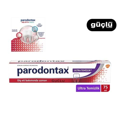 PARODONTAX DİŞ MACUNU 75ML ULTRA TEMİZLİK 3011*12Lİ
