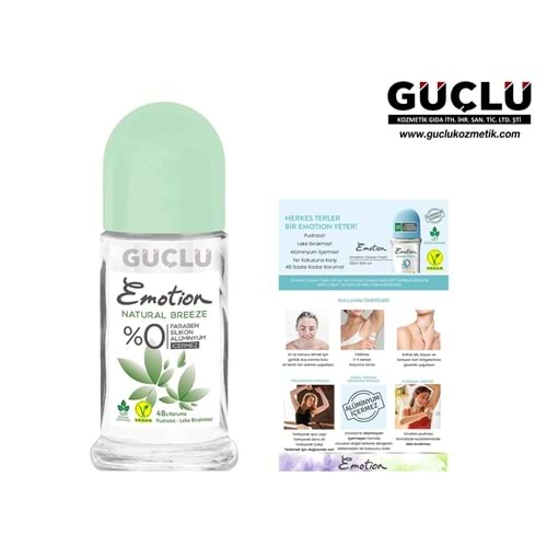 EMOTİON ROLL-ON 50ML NATURAL BREEZE*12Lİ