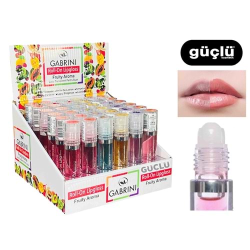 GABRİNİ LİP GLOSS MEYVELİ ROLL-ON 3918*36LI