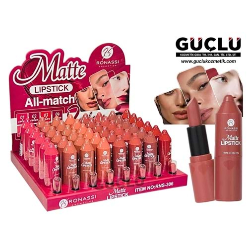 RONASSİ LİP STICK ALL - MATCH RNS306*48Lİ