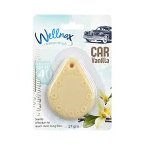 WELLNAX DAMLA OTO FERAHLATICI (VANİLYA)*24LÜ