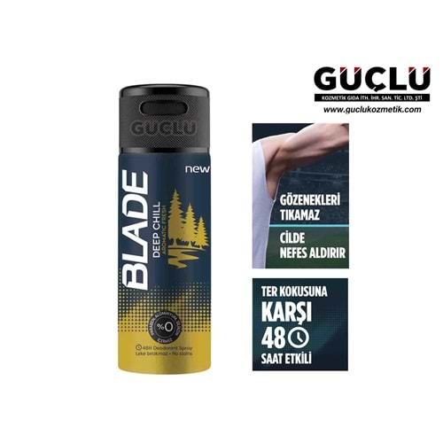 BLADE DEO 150ML DEEP CHILL*6LI