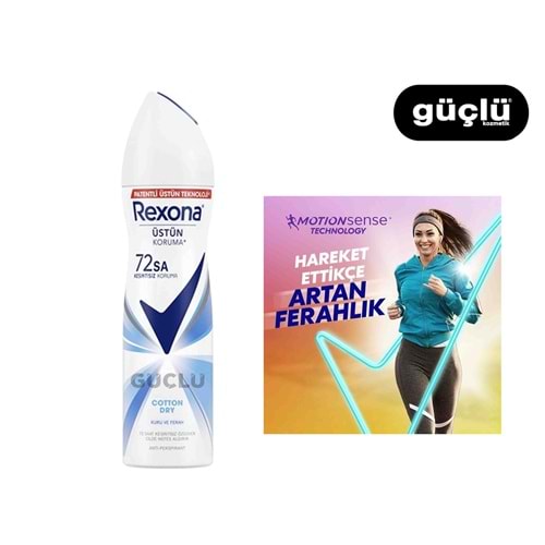 REXONA WOMEN DEO 150ML COTTON DRY*6LI