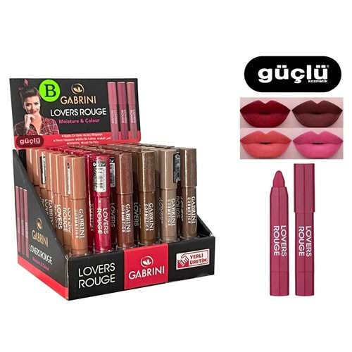 GABRİNİ KALEM RUJ LOVERS ROUGE B SERİSİ 7393*36LI