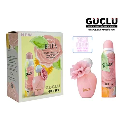 DOLCE GIFT SET KDN PARFÜM 100ML+150ML DEODORANT BELLA*6LI