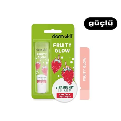 DERMOKİL LİP BALM DUDAK KOR. 15ML STRAWBERRY 5963*12Lİ
