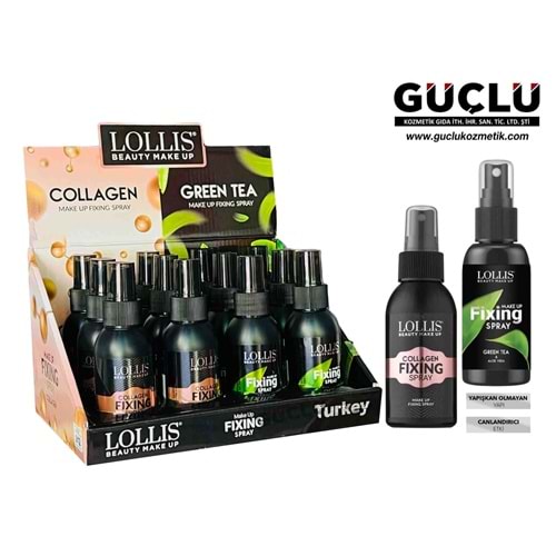 LOLLIS BEAUTY MAKYAJ SABİTLEYİCİ FİXİNG SPREY 100ML LS157*12Lİ