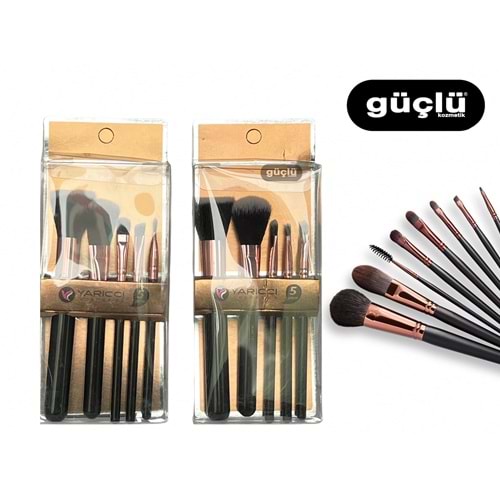 YARICCI MAKYAJ FIRÇA SETİ 5Lİ YRC183*12Lİ