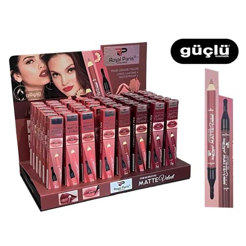 ROYAL P. LIP STICK KALEM MATTE VELVET 0017*48Lİ