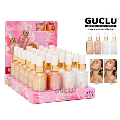 PRETTY B. HIGHLIGHT SPRAY STARS SHINE PB939*24LÜ