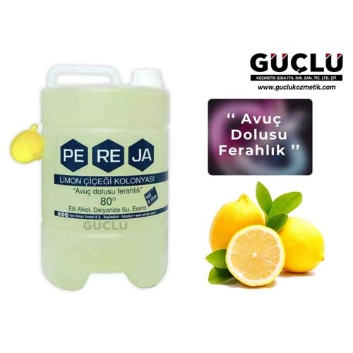 PEREJA KOLONYA 5LT PET LİMON 0501*4LÜ