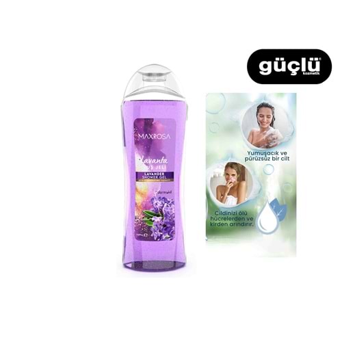 DERMOKİL MAXROSA DUŞ JELİ 750ML LAVANTA 0707*12Lİ