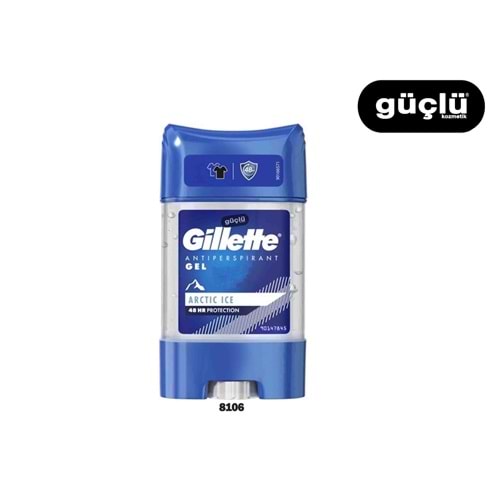 GİLLETTE KOLTUK ALTI JEL 70ML ARCTIC ICE 8106*6LI