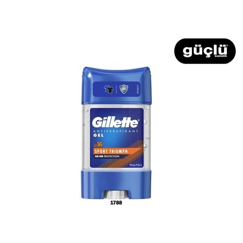 GİLLETTE KOLTUK ALTI JEL 70ML SPORT TRIUMP 1788*6LI