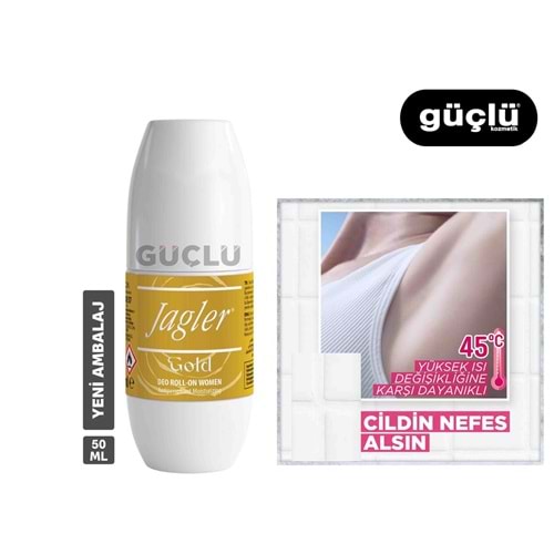JAGLER ROLL-ON 50ML KADIN GOLD*24LÜ