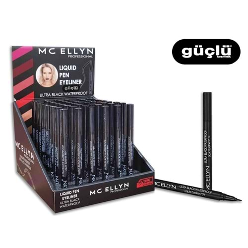 MC ELLYN LİKİT KALEM EYELINER ULTRA BLACK 6267*48Lİ