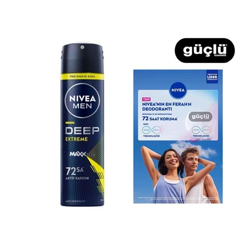 NİVEA DEO ERK 150ML DEEP EXTREME*6LI
