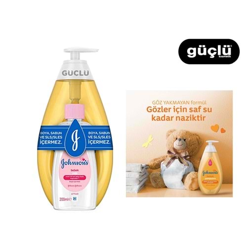 JOHNSONS BABY BEBEK ŞAMPUAN 750ML+200ML YAĞ*6LI