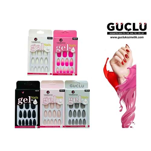 YARICCI TAKMA JEL TIRNAK KENDİNDEN YAPIŞKANLI YRC351*12Lİ