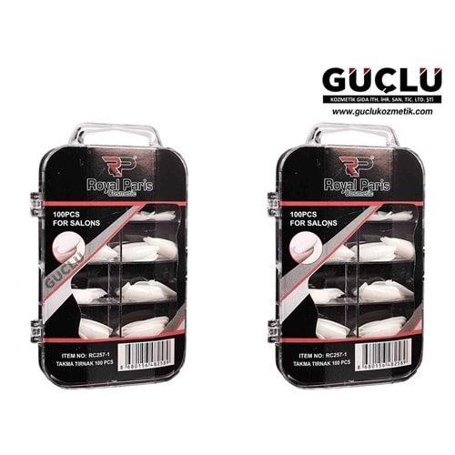 ROYAL P. TAKMA TIRNAK KÜT ŞEFFAF RC258*12Lİ
