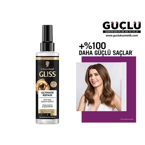 GLİSS SIVI SAÇ KREMİ 200ML ULTIMATE REPAIR*6LI