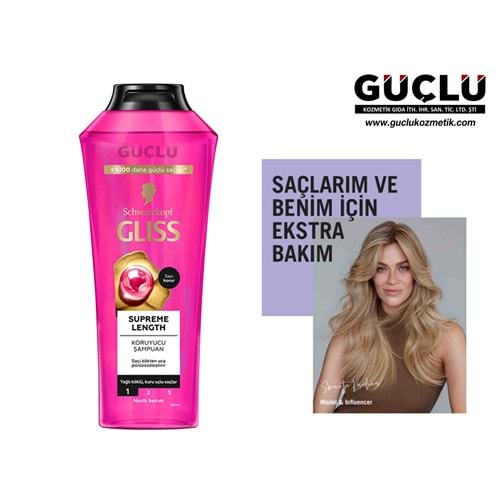 GLİSS ŞAMPUAN 400ML SUPREME LENGTH 3751*6LI