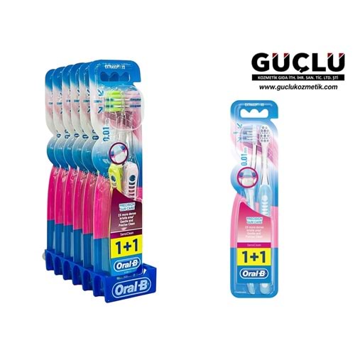 ORAL B DİŞ FIRÇASI EXTRA SOFT XS 1+1 SENSİ CLEAN 6724*6LI