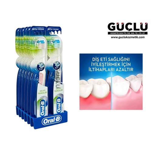 ORAL B DİŞ FIRÇASI EXTRA YUMUŞAK (DİŞ ETİ TEMZ) 2029*12Lİ