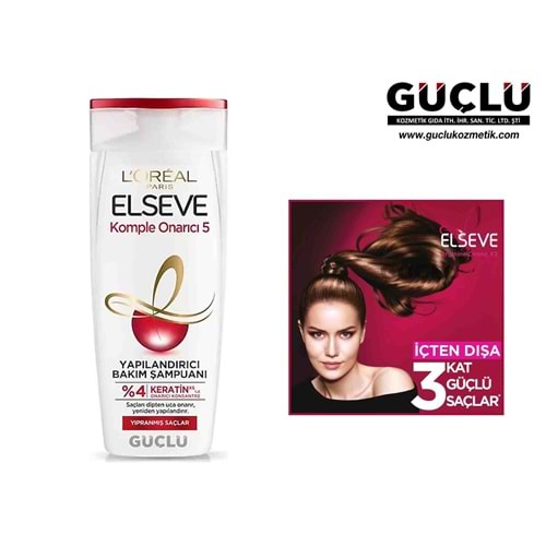 LOREAL ELSEVE ŞAMPUAN 360ML KOMPLE ONARICI 0168*6LI