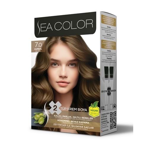 SEA COLOR SAÇ BOYASI 7.0 KUMRAL*24LÜ