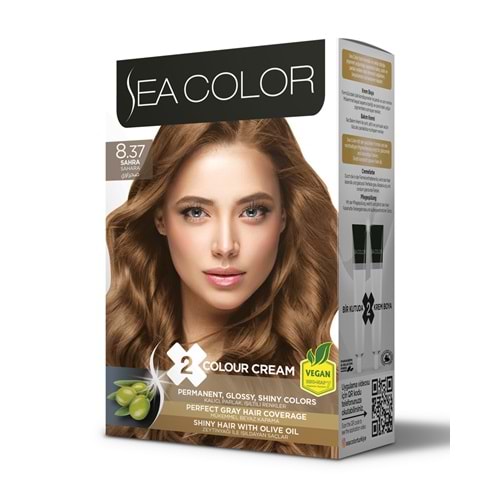 SEA COLOR SAÇ BOYASI 8.37 SAHRA*24LÜ