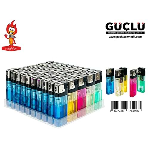 TOSCOW ÇAKMAK I-LIGHTER MANYETOLU ŞEFFAF Y330*50Lİ