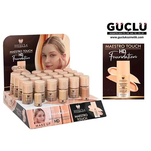ESTELLA CAM FONDÖTEN 30ML MAESTRO TOUCH HD 6024*24LÜ