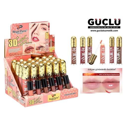 ROYAL P. LİP GLOSS 3D İNSTANT VOLUME RPL0806*24LÜ