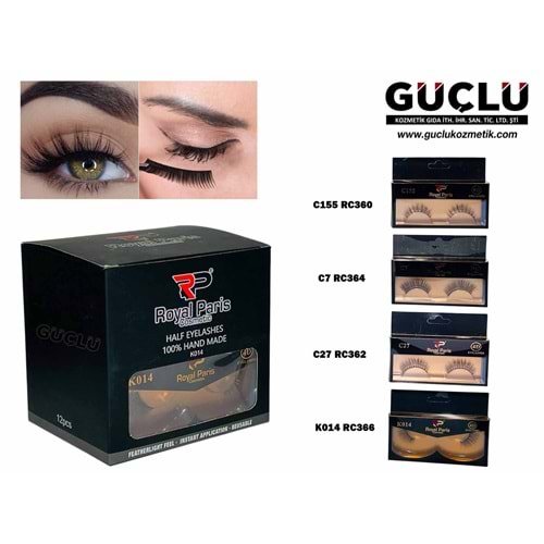 ROYAL P. TAKMA KİRPİK 4D C7 RC364*12Lİ