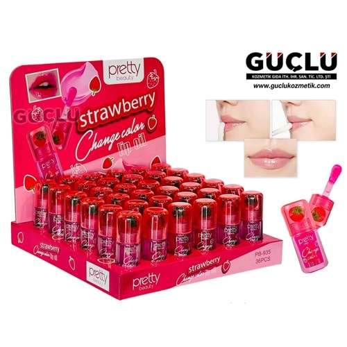 PRETTY B. LİP OİL STRAWBERRY PB935*36LI