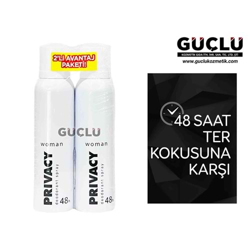 PRIVACY DEO WOMEN 150ML 2Lİ CLASİCC*6LI