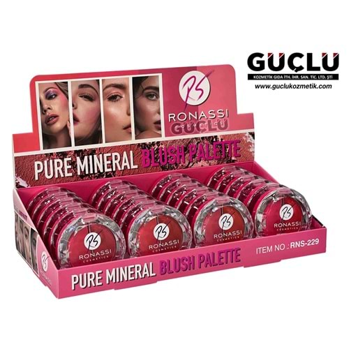 RONASSİ ALLIK PURE MINERAL 2Lİ BLUSH PALETTE RNS229*24LÜ