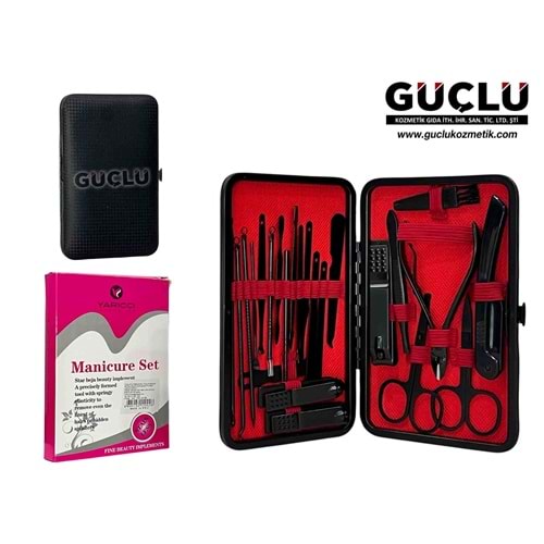 YARICCI MANİKÜR SETİ ÇANTALI 24LÜ YRC479B*12Lİ